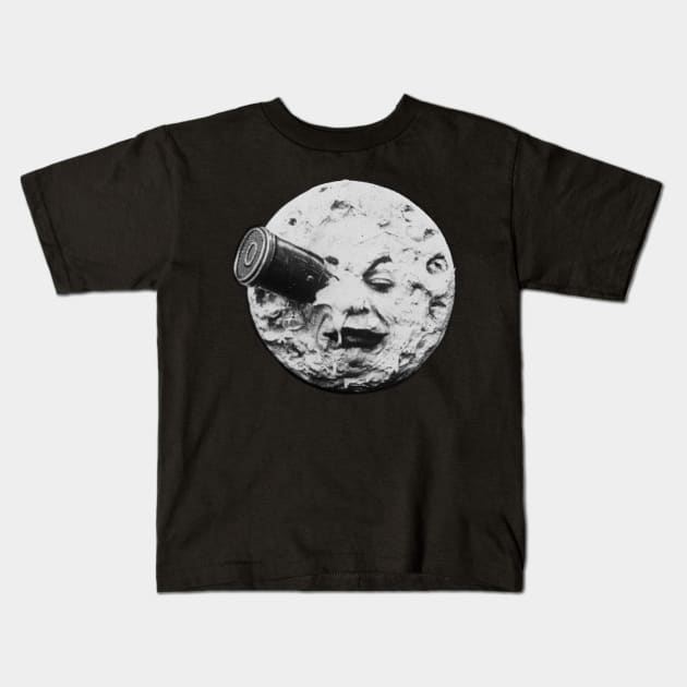 A Trip to the Moon Kids T-Shirt by MindsparkCreative